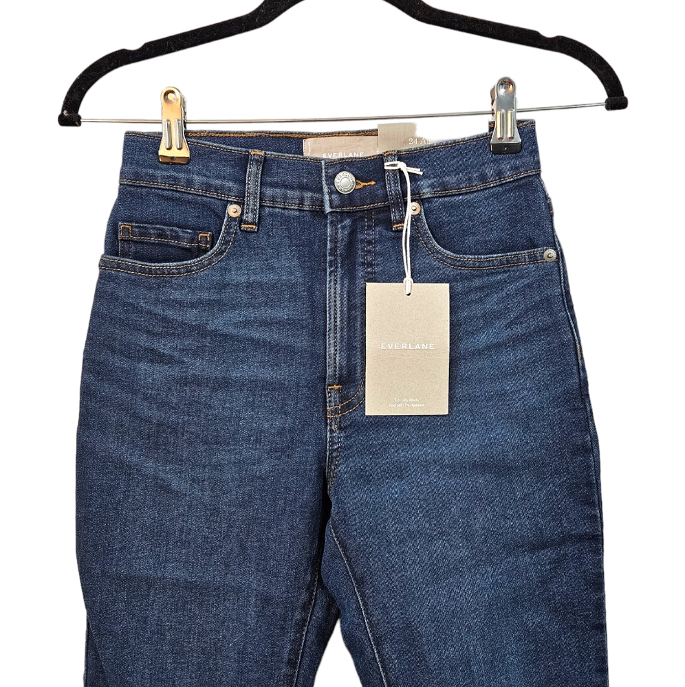NWT Everlane The Authentic Stretch High-Rise Skinny Size 24 Ankle - Picture 4 of 11